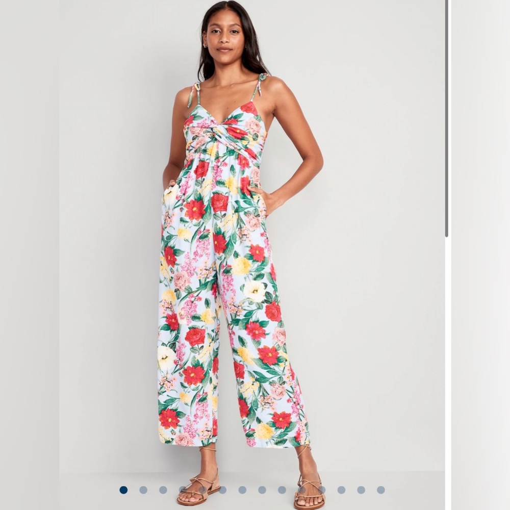 Floral jumpsuit